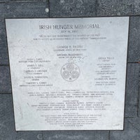 Photo taken at Irish Hunger Memorial by Nate F. on 4/27/2023