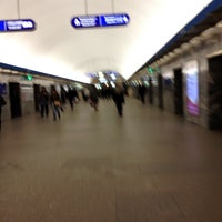 Photo taken at metro Moskovskaya by Андрей Ш. on 4/24/2013