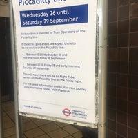 Photo taken at Wood Green London Underground Station by AngieAng L. on 9/26/2018