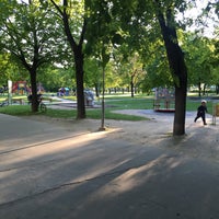 Photo taken at Park Račianske mýto by Cevren S. on 4/30/2016