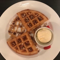 Photo taken at Pure Waffle by E F. on 10/18/2017