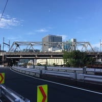 Photo taken at 高浜橋 by KNBK .. on 4/6/2018