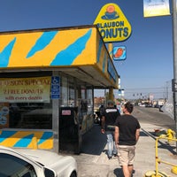 Photo taken at Slauson Donuts by Kevin K. on 7/5/2019