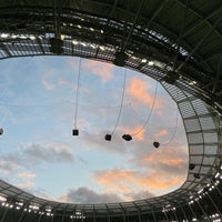 Photo taken at Central Stadium Dynamo named after Lev Yashin by Nina N. on 11/6/2021