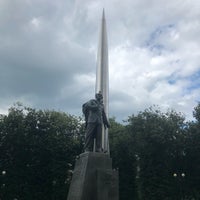 Photo taken at Памятник Циолковскому by Alexander M. on 7/13/2019
