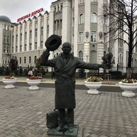 Photo taken at Памятник Юрию Деточкину by Alexander M. on 10/9/2019