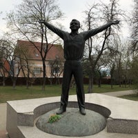 Photo taken at Памятник Гагарину Юрию by Alexander M. on 4/26/2019