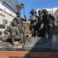 Photo taken at Памятник основателям крепости Дмитрия Ростовского by Alexander M. on 5/17/2019