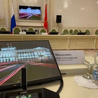 Photo taken at Mariinsky Palace / Legislative Assembly of St Petersburg by Alexander M. on 10/28/2021