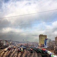 Photo taken at Казанский мост by Jeff B. on 4/15/2013