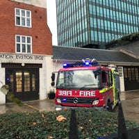 Photo taken at Euston Fire Station by Paul F. on 12/16/2017