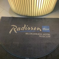 Photo taken at Radisson Blu Belorusskaya by Şadi ÇAPAR Ш. on 2/18/2022