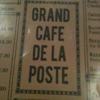 Photo taken at Grand Café de la Poste by Lorène D. on 3/10/2013