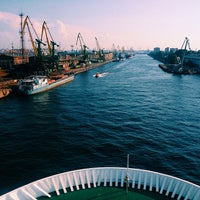 Photo taken at Морской Канал Золотые Ворота by Jenechka C. on 7/26/2014