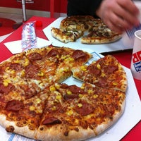 Photo taken at Domino&amp;#39;s Pizza by Denizhan D. on 2/22/2013