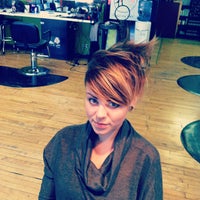 Photo taken at Milios Hair Studio by Katie L. on 9/15/2012