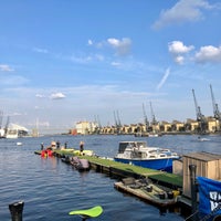 Photo taken at London Royal Docks OWS by Michel T. on 7/24/2018