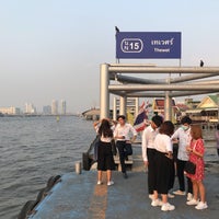 Photo taken at ท่าเรือเทเวศร์ (Thewes Pier) N15 by Vadym V. on 1/21/2020