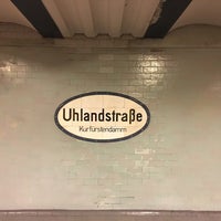 Photo taken at U Uhlandstraße by T. B. on 4/11/2017