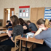 Photo taken at Школа # 25 by Lena E. on 4/8/2014