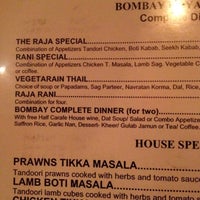 Снимок сделан в Bombay Indian Restaurant пользователем Robert 1/13/2014