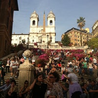 Photo taken at Spanish Steps by Monica V. on 5/3/2013