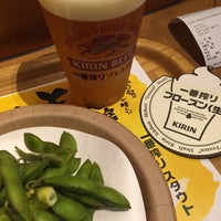 Photo taken at キリン 一番搾りガーデン Brewer&amp;#39;s Spirit 東京店 by Kazuhide T. on 8/30/2015