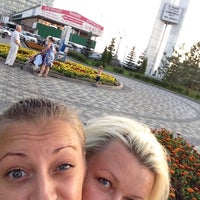 Photo taken at Стела в честь В.И. Ленина и семьи Ульяновых by Тамара К. on 8/13/2014