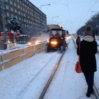 Photo taken at Zborov - Strašnické divadlo (tram) by Adéla F. on 3/6/2013