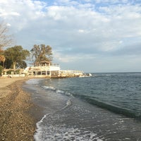 Photo taken at Playa de Baños del Carmen by Moving G. on 9/28/2017