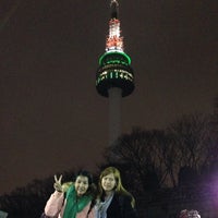 Photo taken at N Seoul Tower by Manthana Y. on 2/17/2015