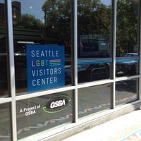 Photo taken at Seattle LGBT Visitors Center by Rachael B. on 8/14/2013