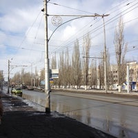 Photo taken at Остановка Вишневая by Olga F. on 3/2/2013