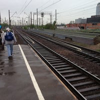 Photo taken at «Leninskiy Prospect» Railway Station by OxanaShauro on 5/25/2013