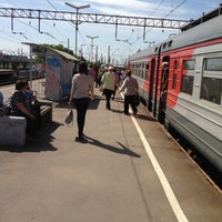 Photo taken at «Leninskiy Prospect» Railway Station by OxanaShauro on 5/29/2013