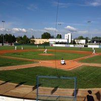 Photo taken at Městský baseballový stadion by Tomáš S. on 5/8/2013