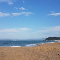 Photo taken at Praia do Estaleiro by Weber C. on 7/8/2018