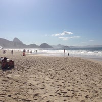 Photo taken at Copacabana Beach by Caroline C. on 8/10/2015