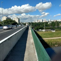 Photo taken at Ponte do Jaguaré by Alexandre B. on 1/31/2018