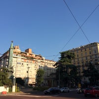 Photo taken at Piazza Cinque Giornate by Albert V. on 9/8/2018