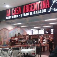 Photo taken at La Casa Argentina Fast Grill by Sima T. on 2/9/2013