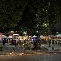 Photo taken at Plazoleta Julio Cortázar (Plaza Serrano) by Aline M. on 5/27/2022