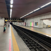 Photo taken at MetrôRio - Estação Carioca by Aline M. on 7/13/2021