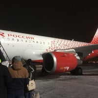 Photo taken at ВПП аэропорта Омск by Анастасия Б. on 2/12/2018