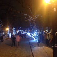 Photo taken at Tverskoy Boulevard by Zoya G. on 12/28/2014
