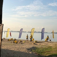 Photo taken at Castle Beach @ East Coast Beach by Taku 目. on 8/14/2022