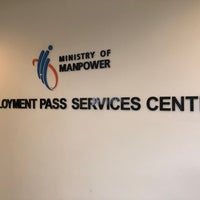 Photo taken at Ministry of Manpower Employment Pass Services Center by Taku 目. on 11/24/2022