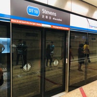 Photo taken at Stevens MRT Interchange (DT10/TE11) by Taku 目. on 4/2/2023