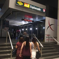 Photo taken at Esplanade MRT Station (CC3) by Taku 目. on 7/31/2018