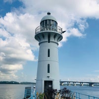 Photo taken at Johore Strait Lighthouse by Taku 目. on 9/5/2021